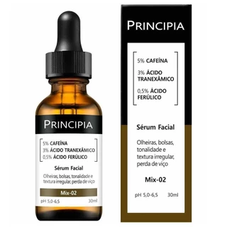 Sérum Principia Mix-02 (5% Cafeína + 3% Tranexâmico + Ferúlico) 30ml