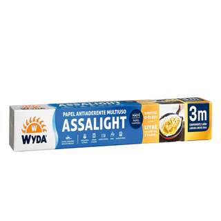 Papel Antiaderente Multiuso Assalight 30cm Rolo de 3m Wyda em Oferta na Shopee