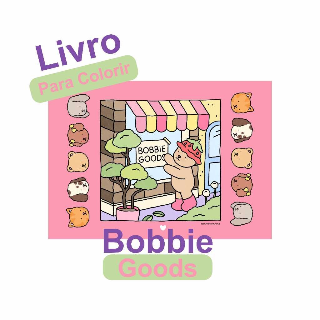 Bobbie Goods Livro de Colorir Capa Dura Holográfico | Shopee Brasil
