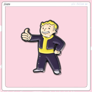 Fallout 4 Pins De Jogo Broches Clássicos Series Personagens Shelter Kid Brooch Cartoon Metal Badges Lape Pin Jóias Presentes Para Crianças