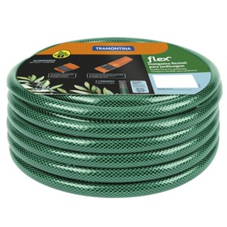 Mangueira reforçada para jardim 1/2" com 30 metros - Tramontina (Verde)