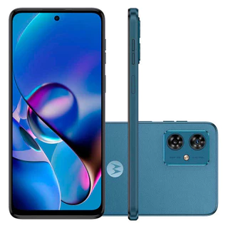 Smartphone Motorola Moto G54 5G 256GB + 8 GB RAM Azul Câmera 50 MP OIS + 2 MP Frontal 16MP Tela 6,5 IPS Bateria 5000 mAh