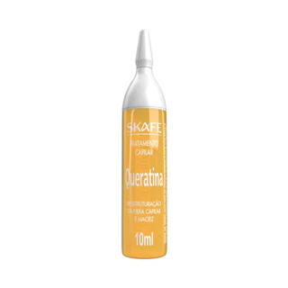 Ampola Tratamento Capilar Queratina Maciez Skafe 10Ml