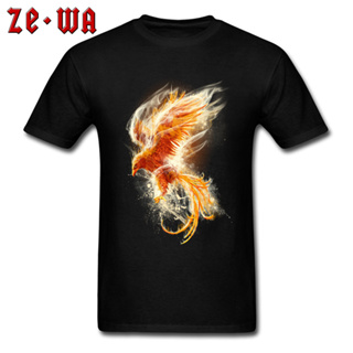 Awesome Phoenix T Shirt Impresso Men T Shirt Bird On Your Clothes No Fade Custom Adult Tshirts