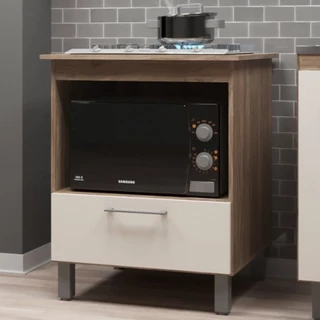 Armário de Cozinha Toronto para Cooktop 4 Bocas 1 Porta