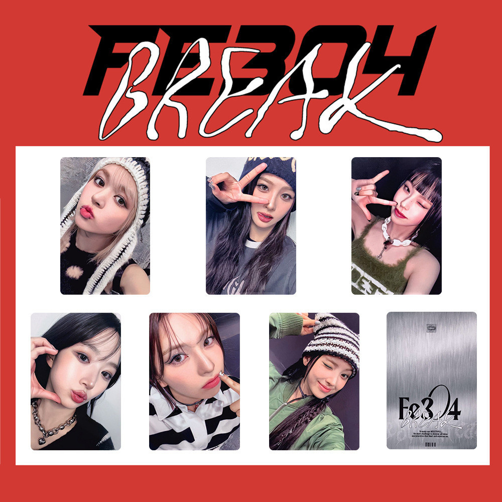 6pcs NMIXX Photocards Fe3O4: BREAK Album DASH Lomo Cards LILY