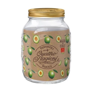 Pote de Vidro Grande para Conserva e Mantimentos Quattro Stagioni 3,8 litros Bormioli Rocco