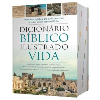 Dicionário Bíblico Ilustrado Vida | Capa Dura | Guia Completo para tudo o que você precisa saber sobre a bíblia em Oferta na Shopee