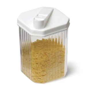 Farinheira Porta Farinha Pequena para Cozinha Branca
