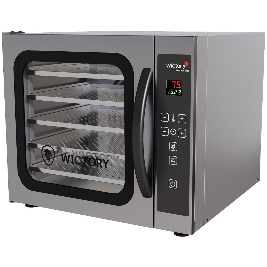 Forno Convector 5 Assadeiras 54 Litros Turbo Inox A Vapor Elétrico WCV-535 Wictory