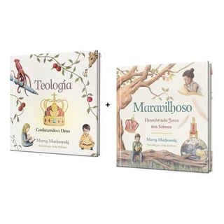 Kit 2 Livros Infantis Ilustrados Capa Dura | Teologia Conhecendo a Deus +  Maravilhoso Descobrindo Jesus nos Salmos em Oferta na Shopee