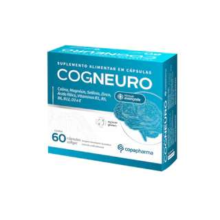 Cogneuro Suplemento Colina Magnésio Selênio Zinco Vit 60CAPS
