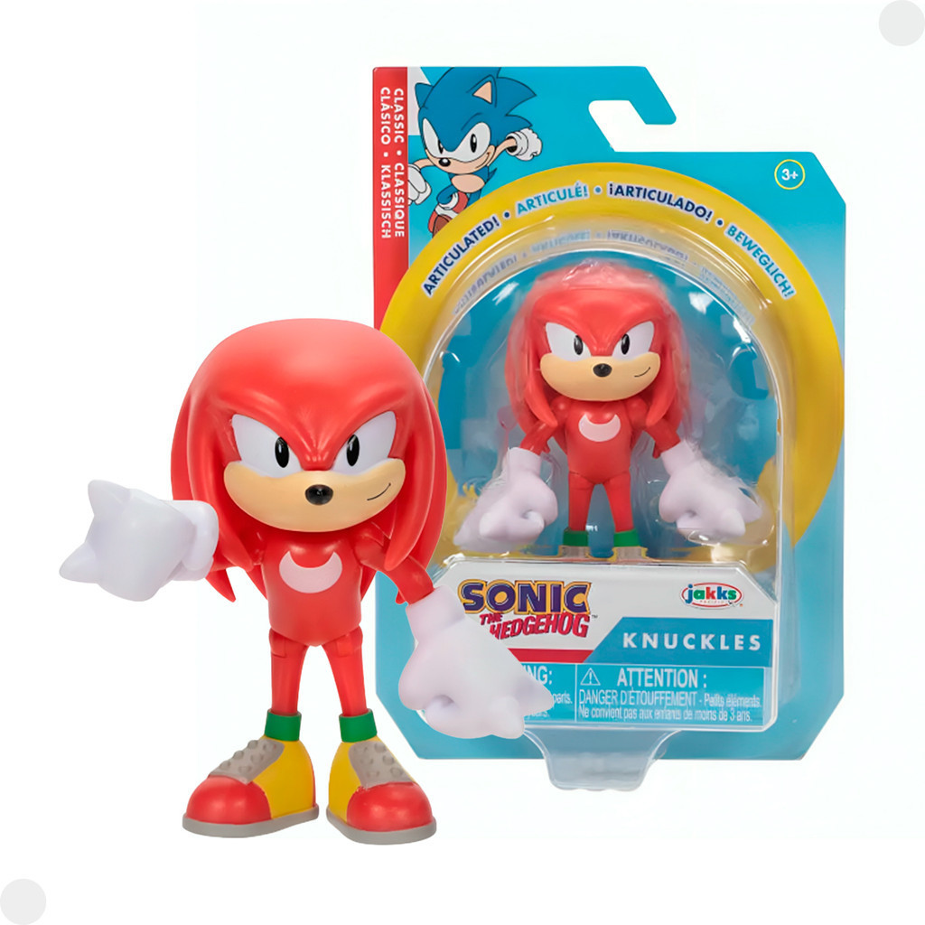 Boneco Articulado Knuckles 06cm 004222 - Sunny | Shopee Brasil