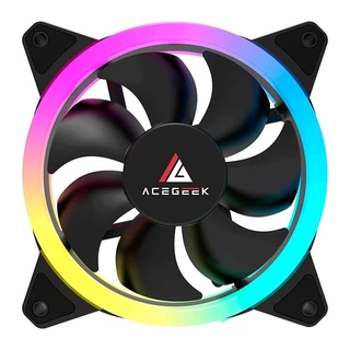 Ventoinha Acegeek Galaxy, 120mm, ARGB, AG-GALAXY-BK em Oferta na Shopee