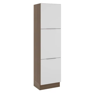Paneleiro Madesa Stella 60 cm 3 Portas - Rustic/Branco em Oferta na Shopee