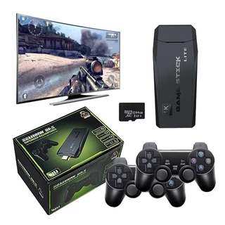 Video game Stick Para Tvs 4K 20mil 2 Controles Sem Fio Console Original Portatil Jogos Retro Antigo
