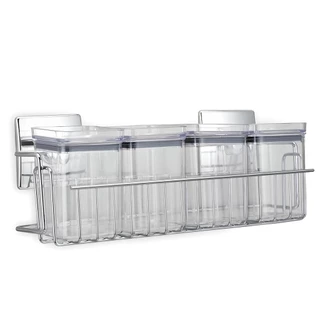 Kit 4 Porta Tempero Hermético com Suporte 5321 - Arthi em Oferta na Shopee