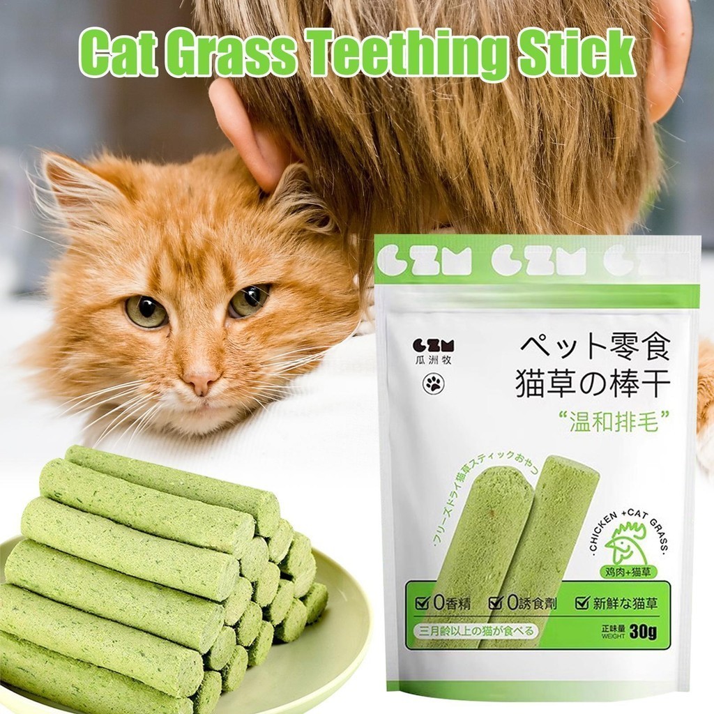 Bastão De Mastigar Gato Grama Cuidados Com Os Dentes De Brinquedos Aumentar O Apetite Bola De Depilação gelat2br gelat2br