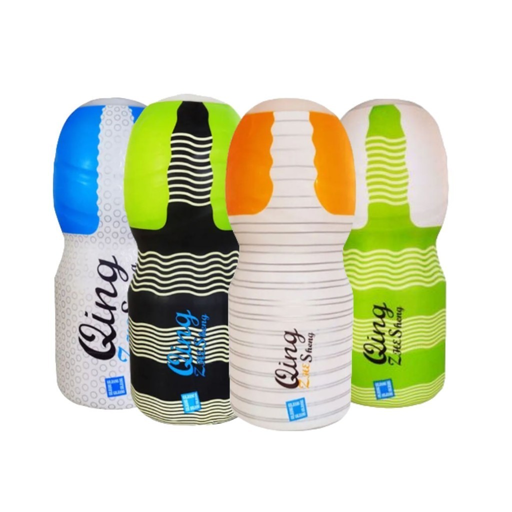 Vagina Masturbador Masculino Tubo Com Interior Texturizado e Sucção Manual