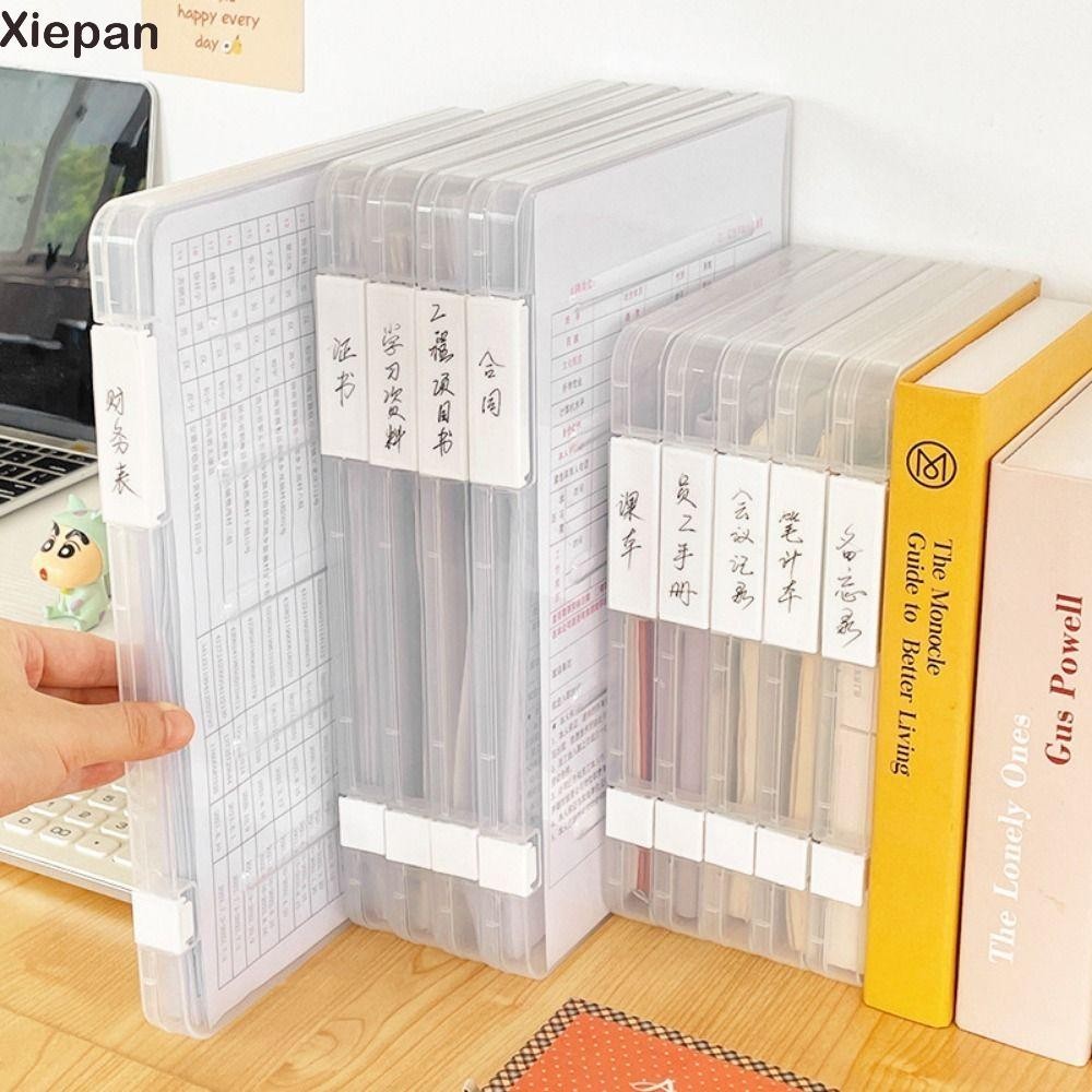 XIEPANGO 1Pcs Caixa Organizadora De Arquivos , Desktop Organizar Papelaria De Escritório Papel A4 , Contratos Documento