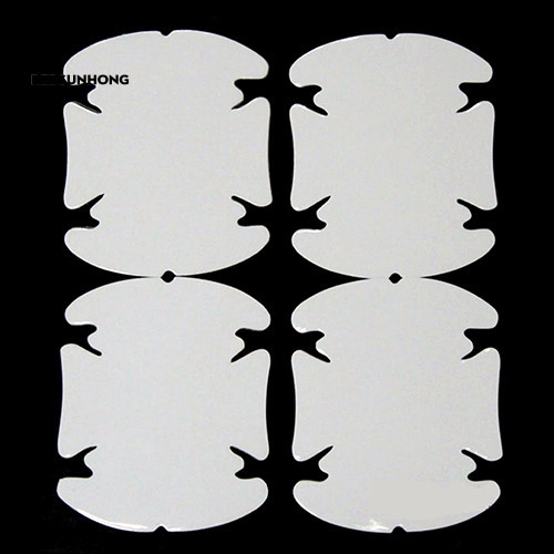 [REDS] 4Pcs/Set Universal Invisible Transparent Car Door Handle Folha De Filme Protetor Contra Arranhões Da Porta Do Carro