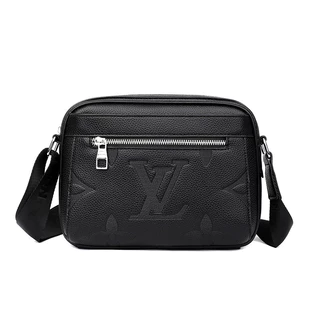 Saco De Ombro Em Relevo LV Com Várias Camadas Para Mensageiro Masculino