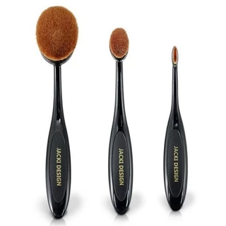 Kit de Pincéis Escova com 3 Peças Jacki Design