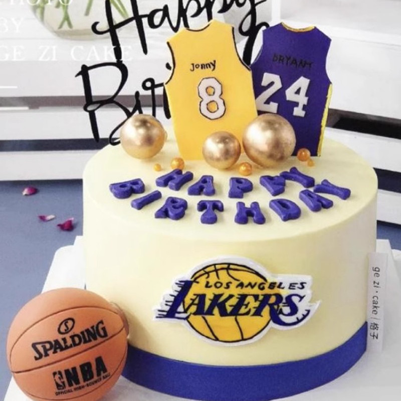 plugin De Decoração De Bolo De Aniversário Do Entusiasta Basquetebol ...