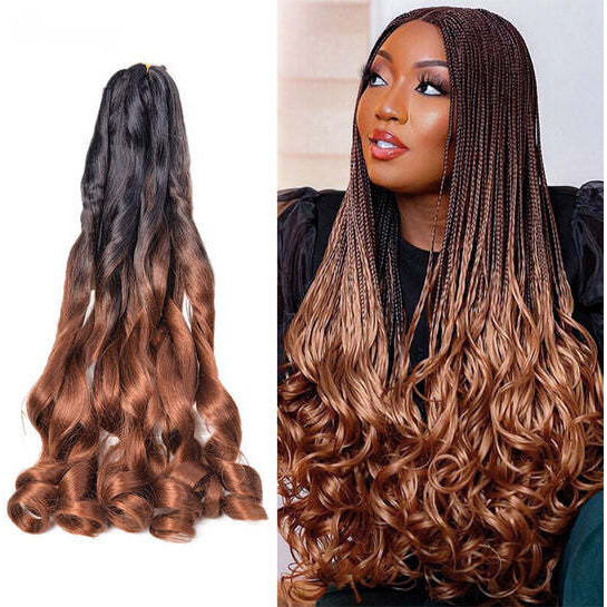 Imagem do produto Cabelo Boho Curl Fibra Sintética 400g na loja Shopee