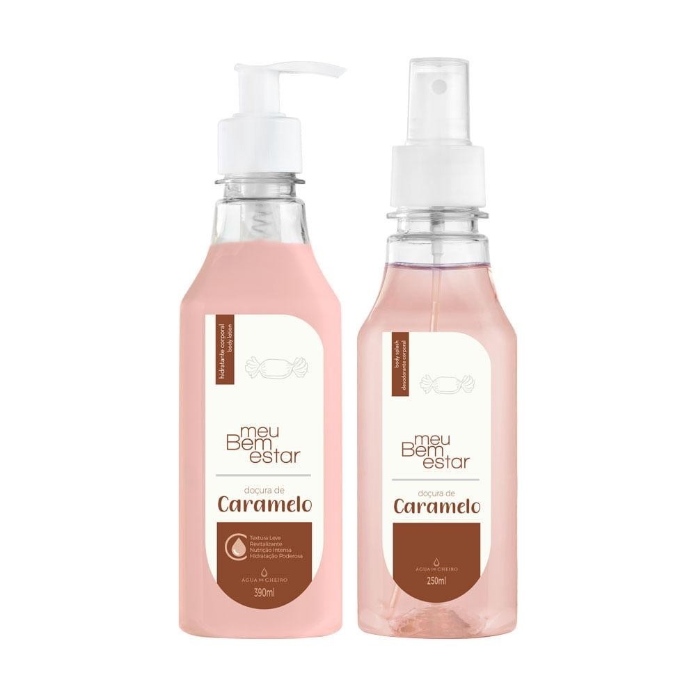 Kit Meu Bem Estar Body Splash + Hidratante de Caramelo