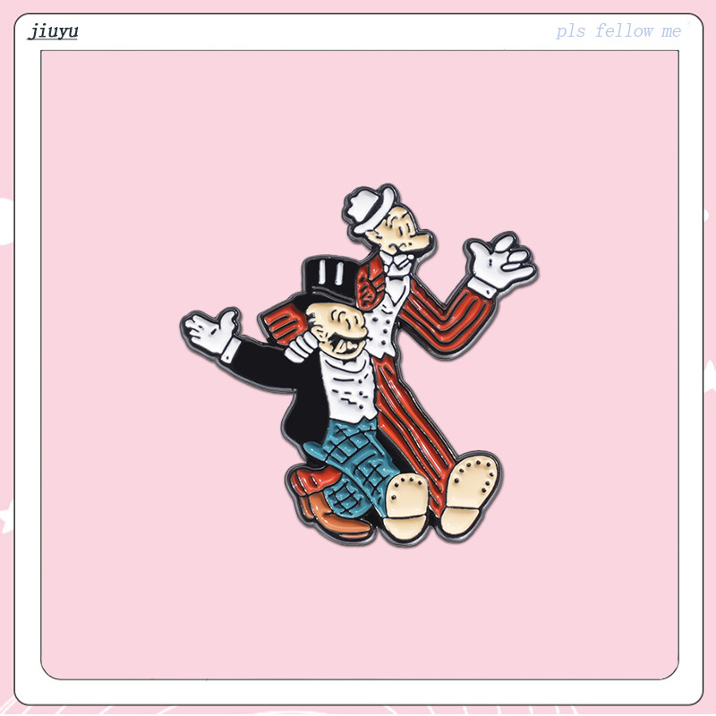 Melhor Amigo Brochura Mágica Divertida Distintivo De Alfinete Mágico Clipes De Colarinho & Broches Presentes Para Amigos