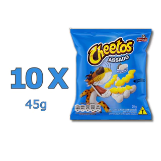 Biscoito Elma Chips: Cheetos Onda Requeijão 20g - 10 Unidades