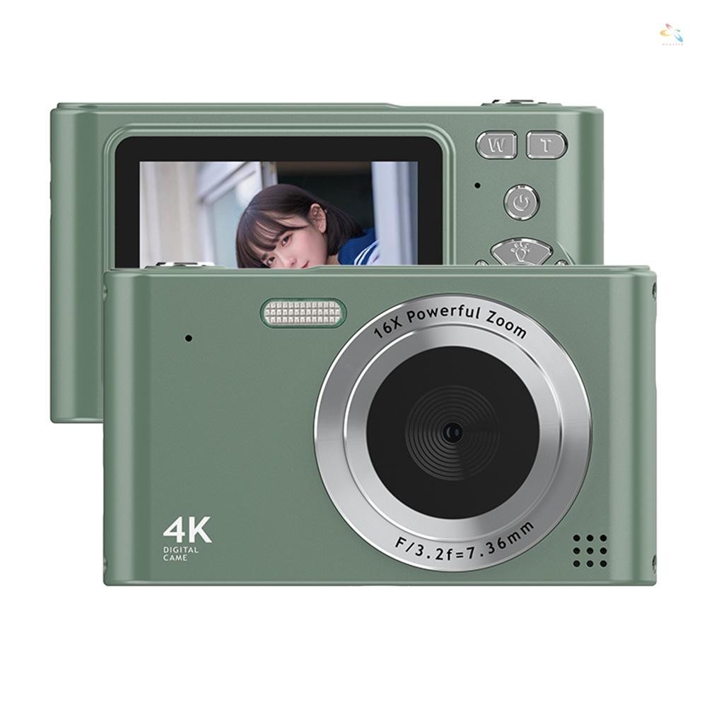 Câmera De Vídeo Digital 4K 48MP Tela De 2,4 Polegadas 16X Zoom Anti-Vibração Detecção De Rosto Beleza E