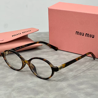 2024 Marca Designer Circular Miumiu Óculos De Sol Circulares Para Homens E Mulheres Retro Pequena Armação Transparentes UV400