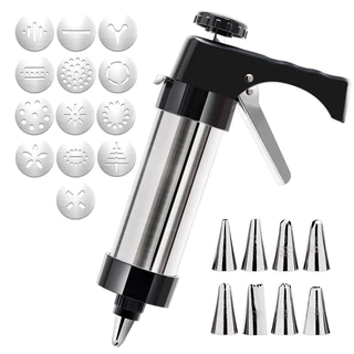 Conjunto De Molde E Biscoito Para Fazer Biscoitos , Assar Bolos , Relevo De Creme , Ferramenta De Enfeite De Bolo , De Doméstico