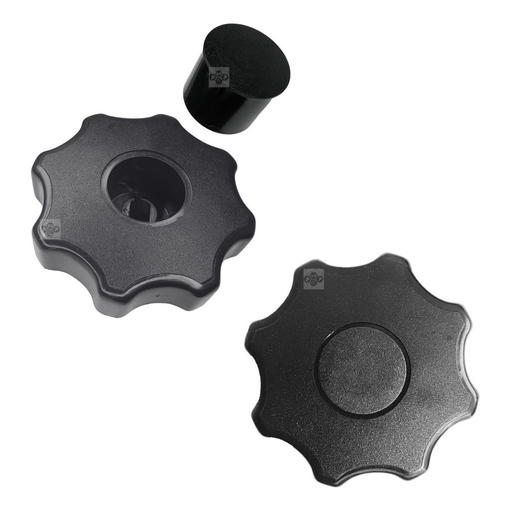 2 Manopla Reguladora Inclinação Banco Preto Gm Celta Prisma 