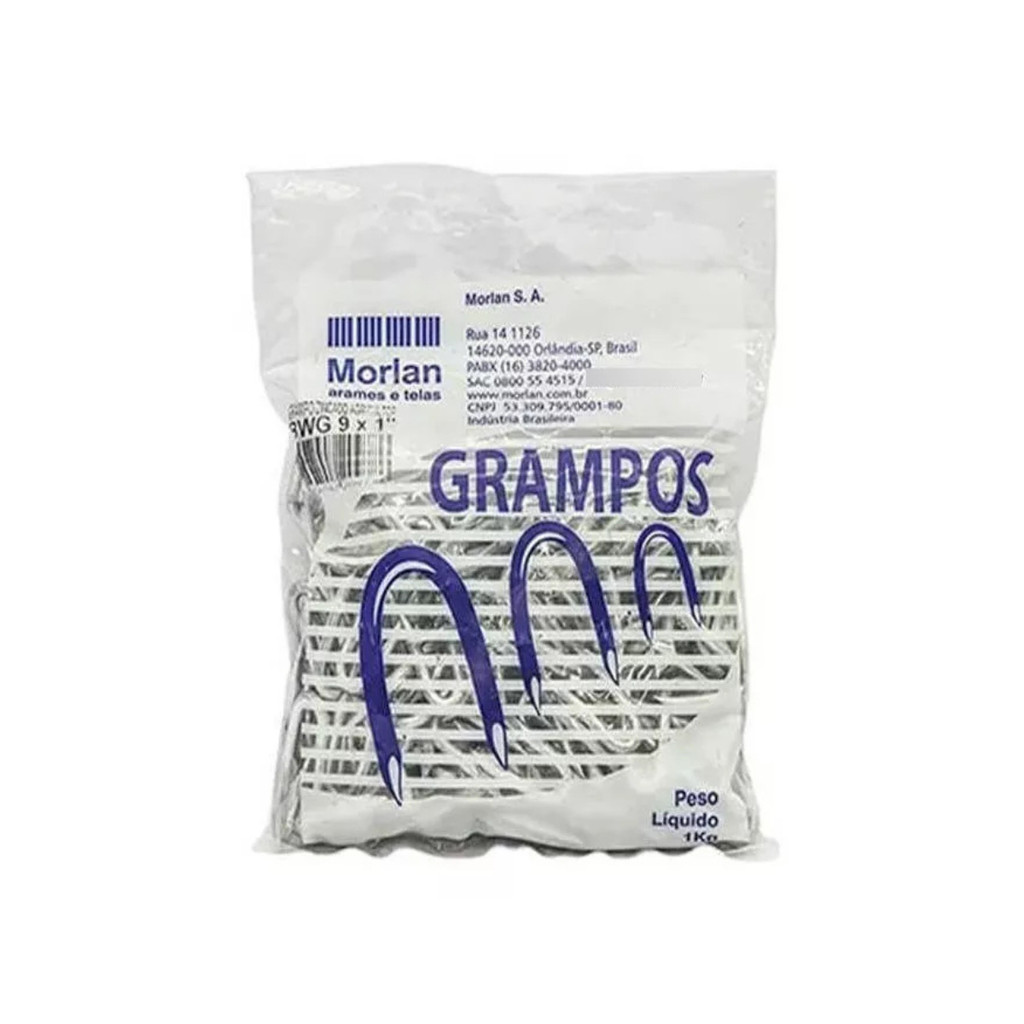 KIT 4 UNIDADES - MORLAN GRAMPO CERCA 9X1 1KG
