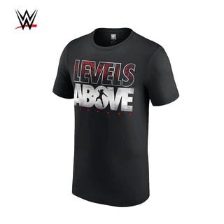 Wwe Lomon Loose Pullover Round Neck Impresso de manga curta Homens de camiseta 0412