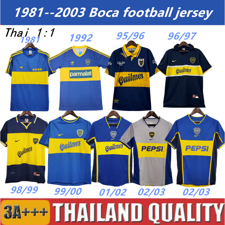 1981-2003 BO Camiseta De Futebol De Jersey