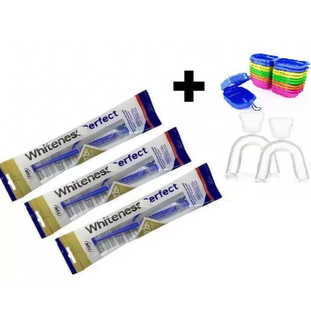 Gel Dental com aplicadores - Moldeira