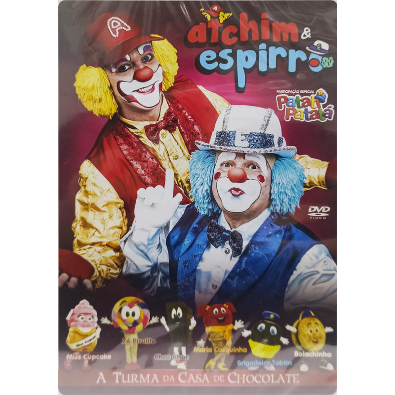 Atchim & Espirro - A Turma Da Casa De Chocolate Dvd | Shopee Brasil