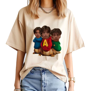 Sturniolo Triplets Camiseta Feminina Gráfica Y2K top girl streetwear Roupas