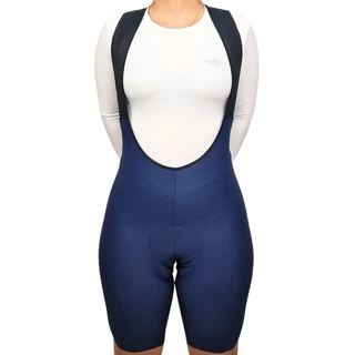 Bretelle Ciclismo FULL Bermuda MTB Speed Feminino Azul