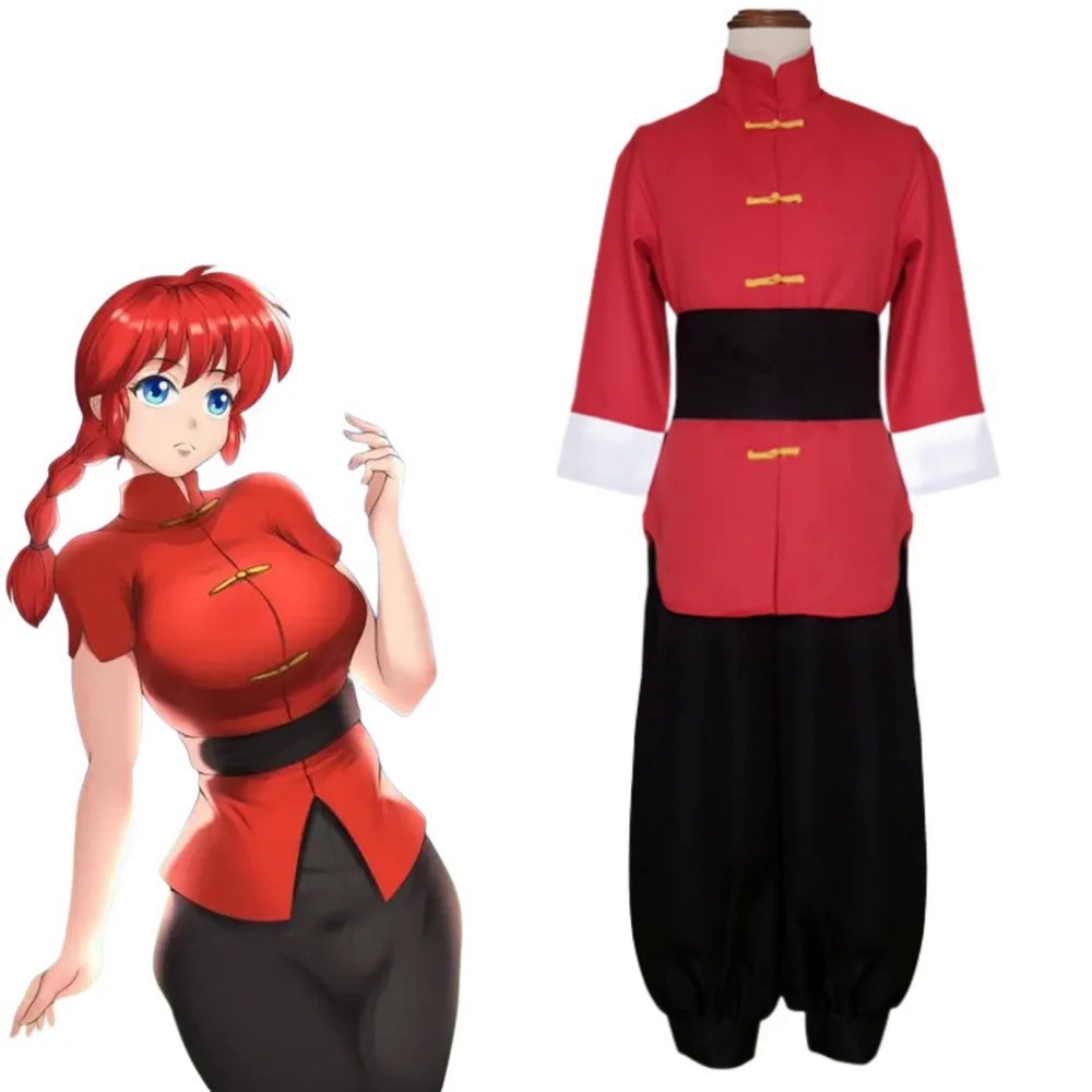 Ranma Cosplay Ranma Nibun-no-Mar Traje Anime Roupas | Shopee Brasil