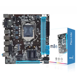H61 Placa-mãe LGA 1155 Memória DDR3 16GB Micro-ATX Desktop Placa principal para LGA1155 Processador Intel Core I3 I5 I7