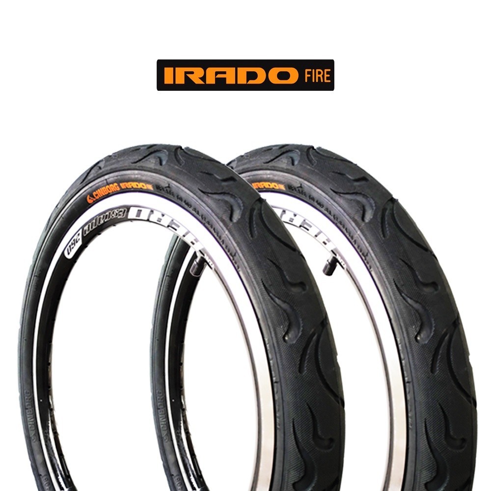 Par De Pneus Bike Aro 20 Irado Fire 20x2.125 (54-406) 