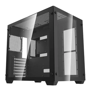 Gabinete Gamer Aigo DarkFlash C285, Lateral de Vidro, Preto, C285-BK em Oferta na Shopee