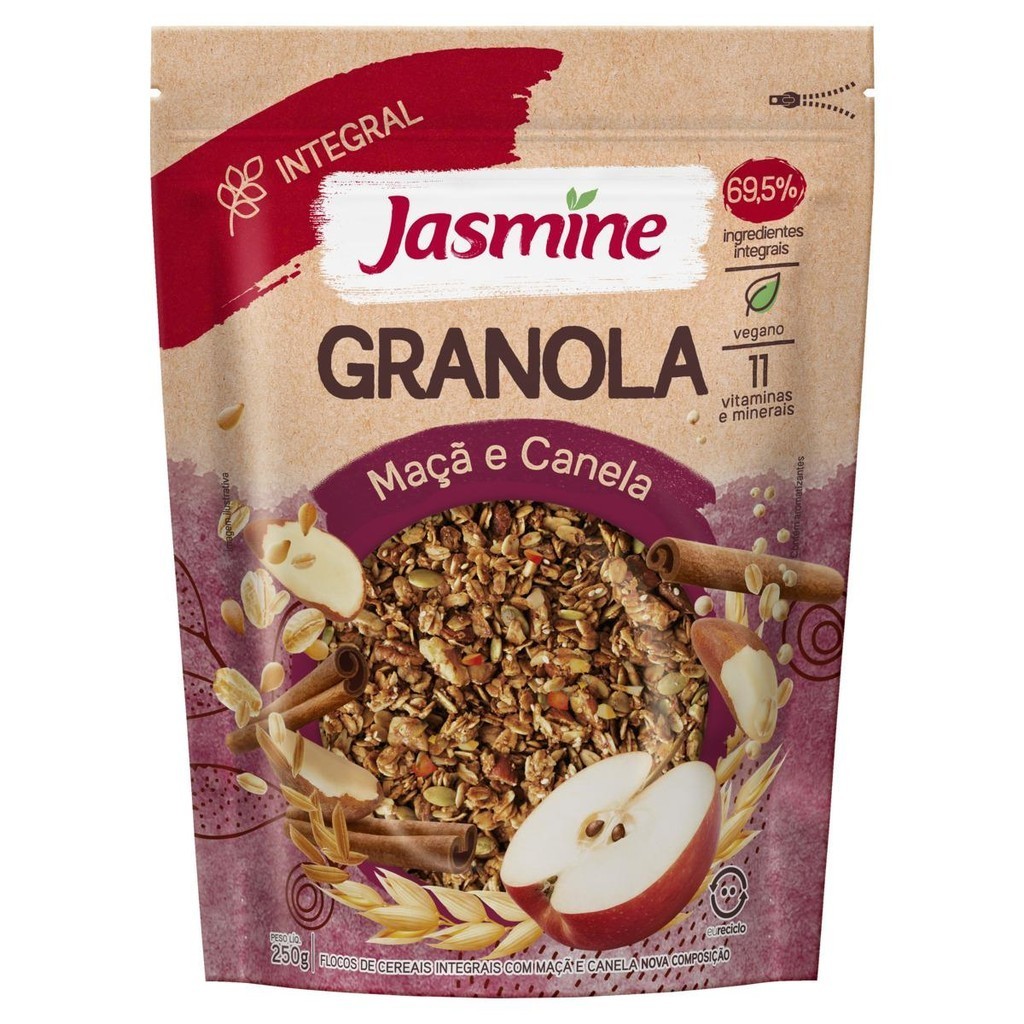 INTEGRAL GRANOLA MAÇÃ & CANELA - 250G | Shopee Brasil