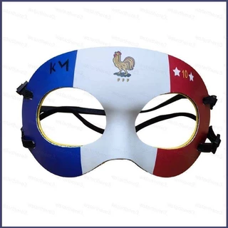 YE UEFA Euro 2024 Mbappe A Mesma Máscara cosplay Gaul Rooster De Bandeira Francesa França