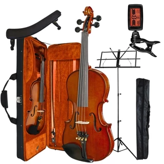Kit Violino Eagle Ve144 4/4 Case Estante Espaleira Afinador